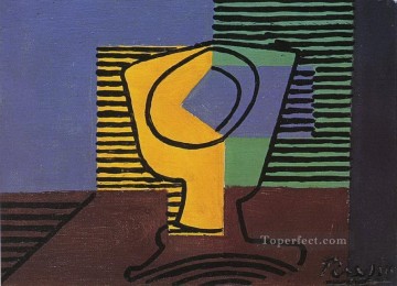 Glass 1914 cubist Pablo Picasso Oil Paintings